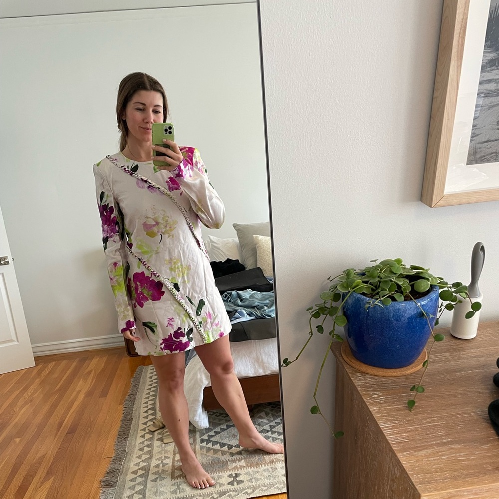 NWT Aje Whipstitch Mini Dress